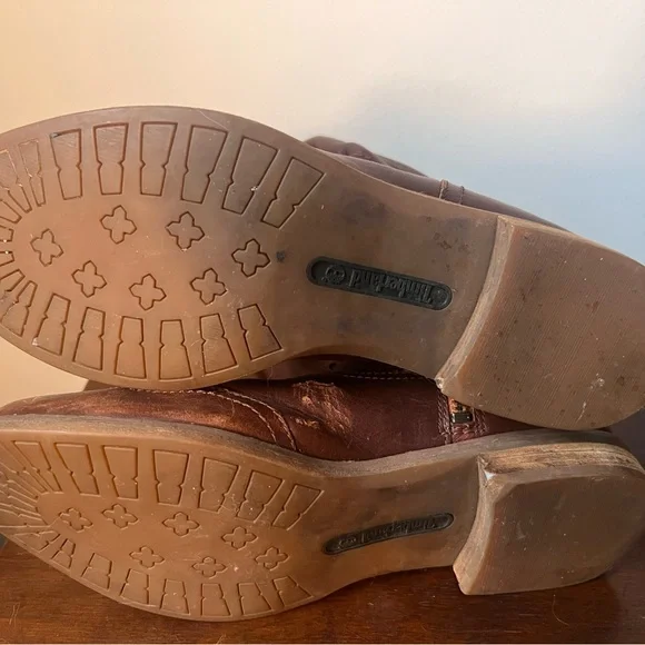 Timberland Brown Leather Boots 7.5 - Picture 6 of 14